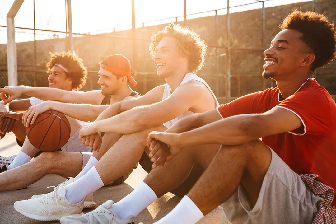 Basketball players