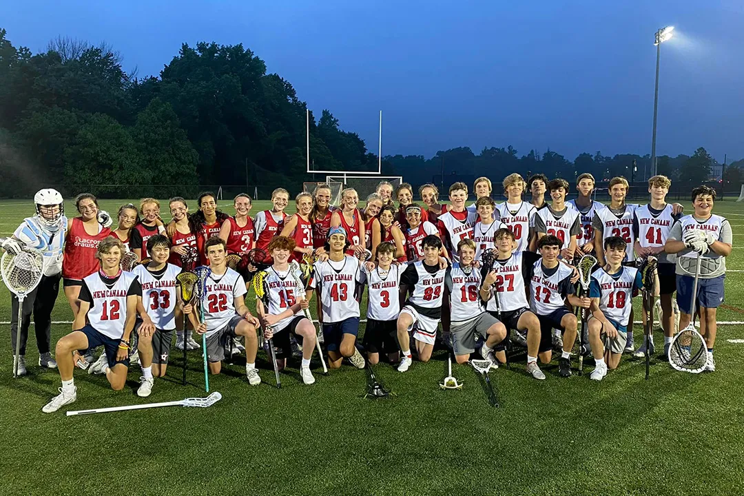 new canaan lacrosse group shot