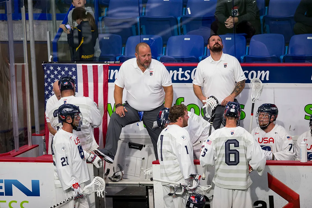 usa men's box team sideline photo