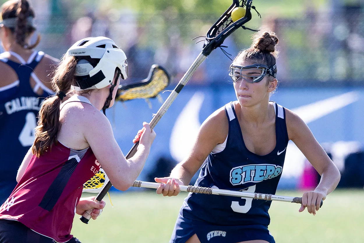 STEPS Lacrosse 2027 Navy action photo