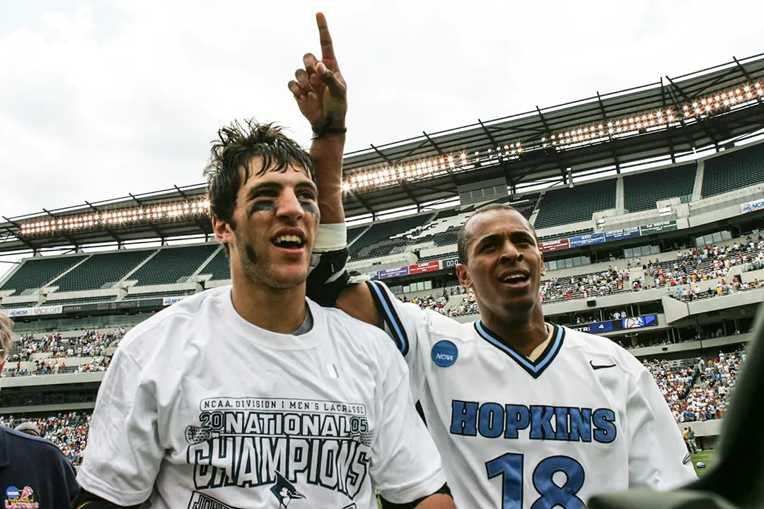 Paul Rabil and Kyle Harrison