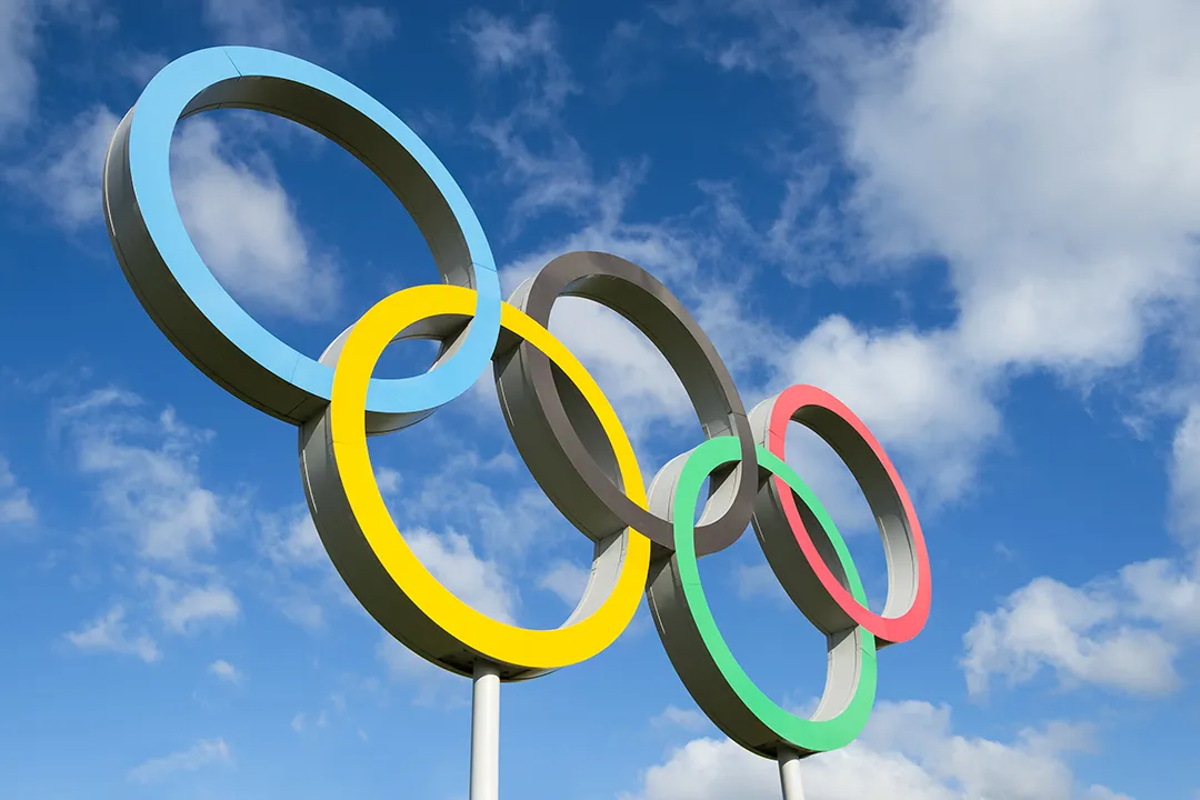 Olympic rings photo