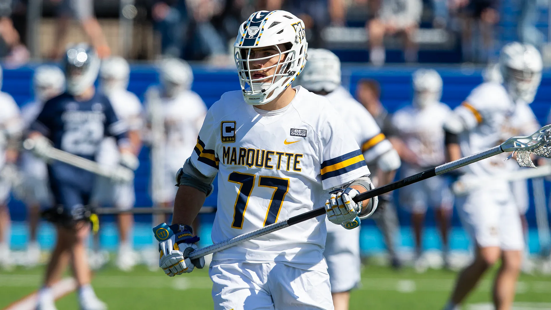 Marquette men's lacrosse player Mason Woodward