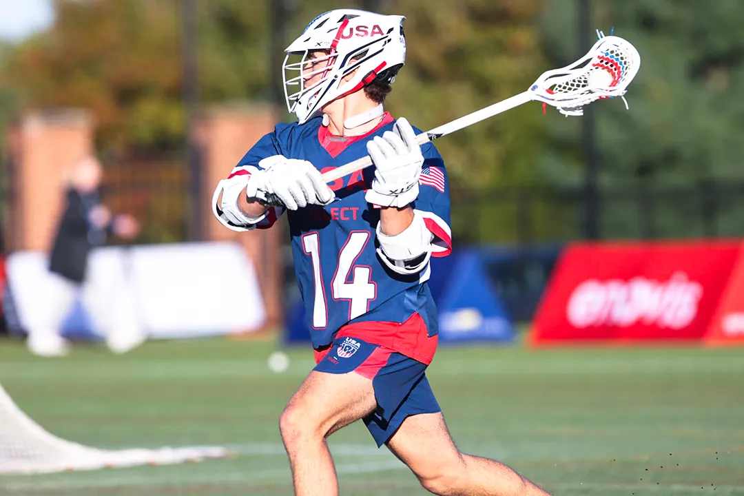 Anthony Grassi competing for the USA Select U16 team in the 2023 Brogden Cup