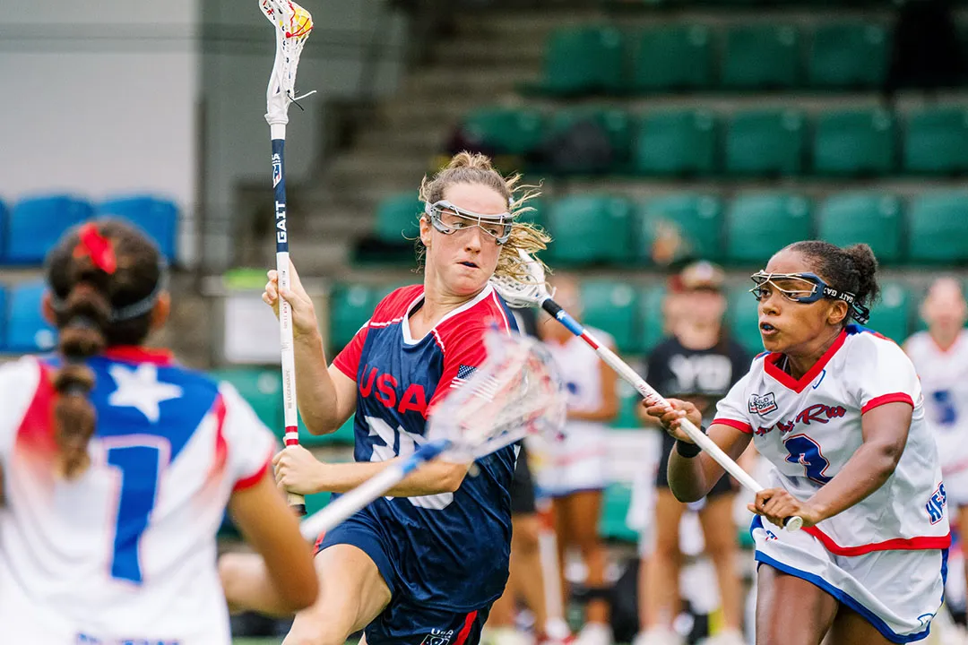 Brigid Duffy in action against Puerto Rico