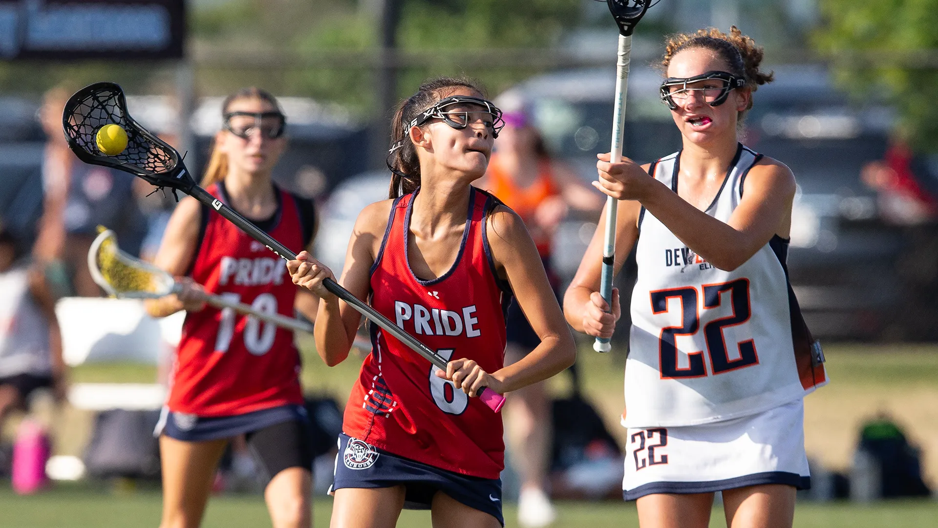 PRIDE and Dewlax competing at 2024 USA Lacrosse Youth Nationals