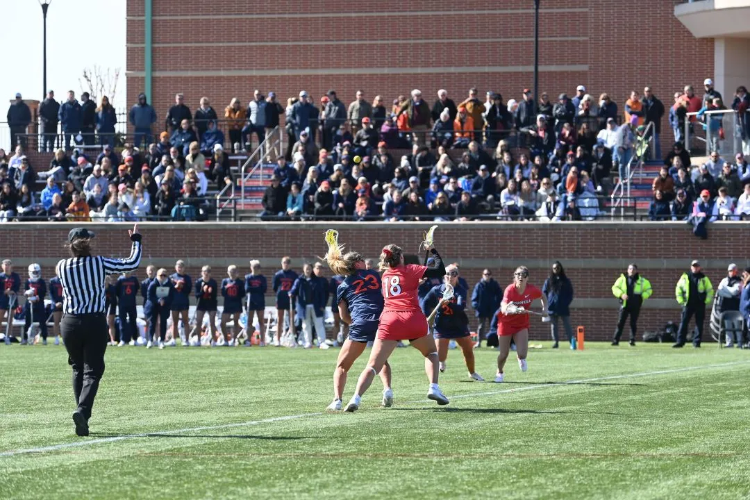 Women's college game at Tierney Field