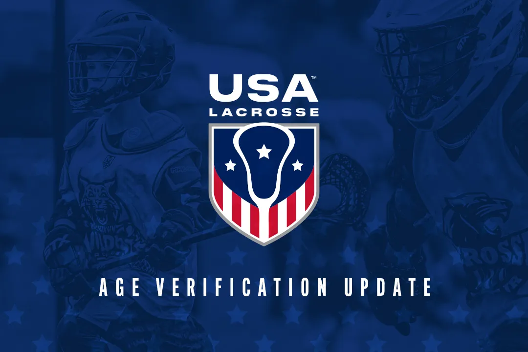 usa lacrosse logo with age verification update text underneath