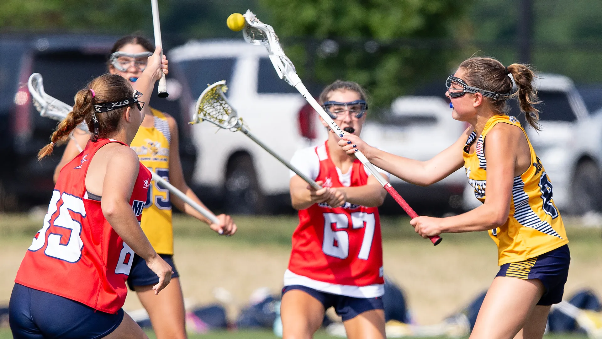 Mass Elite and Yellow Jackets players from 2024 USA Lacrosse Youth Nationals