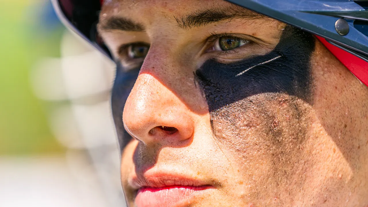 Owen Duffy closeup before the United States' World Lacrosse Men's U20 Championship opener against Canada on Jeju Island in South Korea.