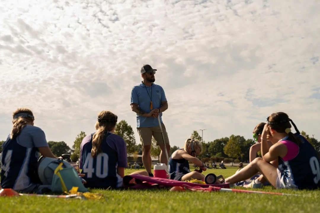 Coach Joe Barnett of Columbia Youth Lacrosse