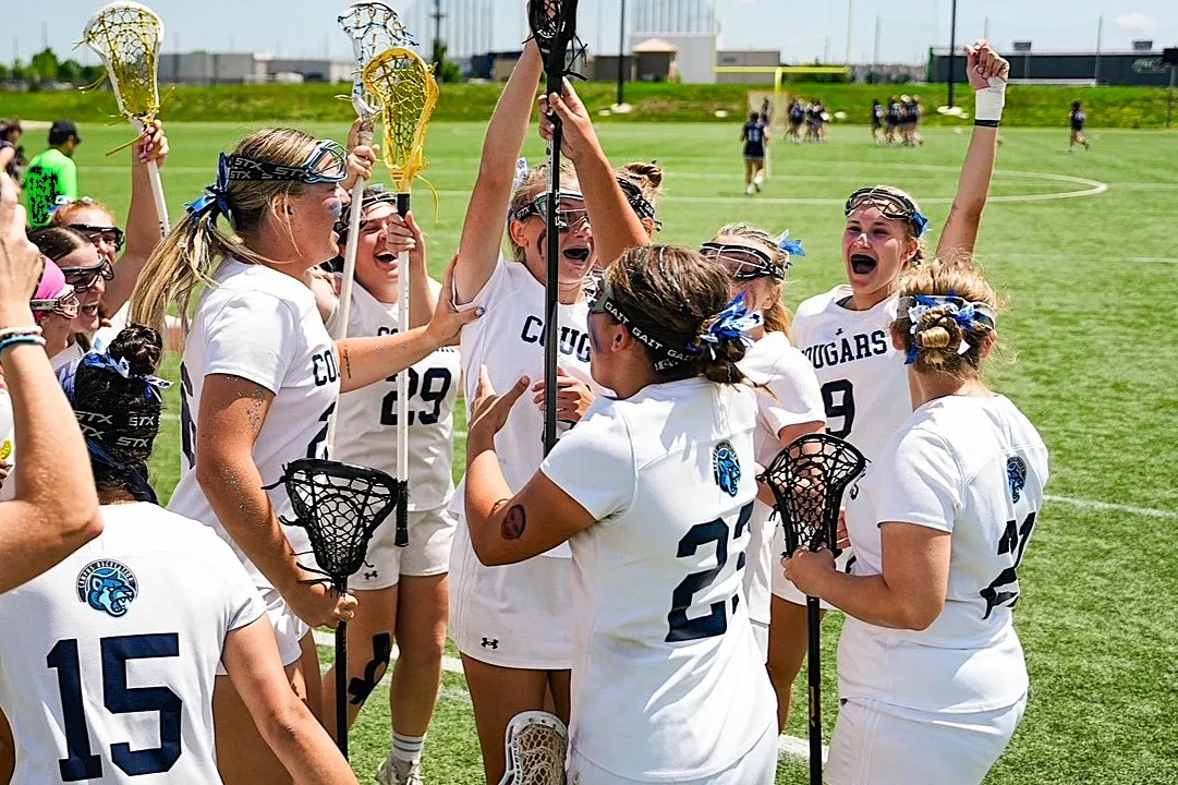 CSU Sam Marcos celebrates its 2025 WCLA championship victory