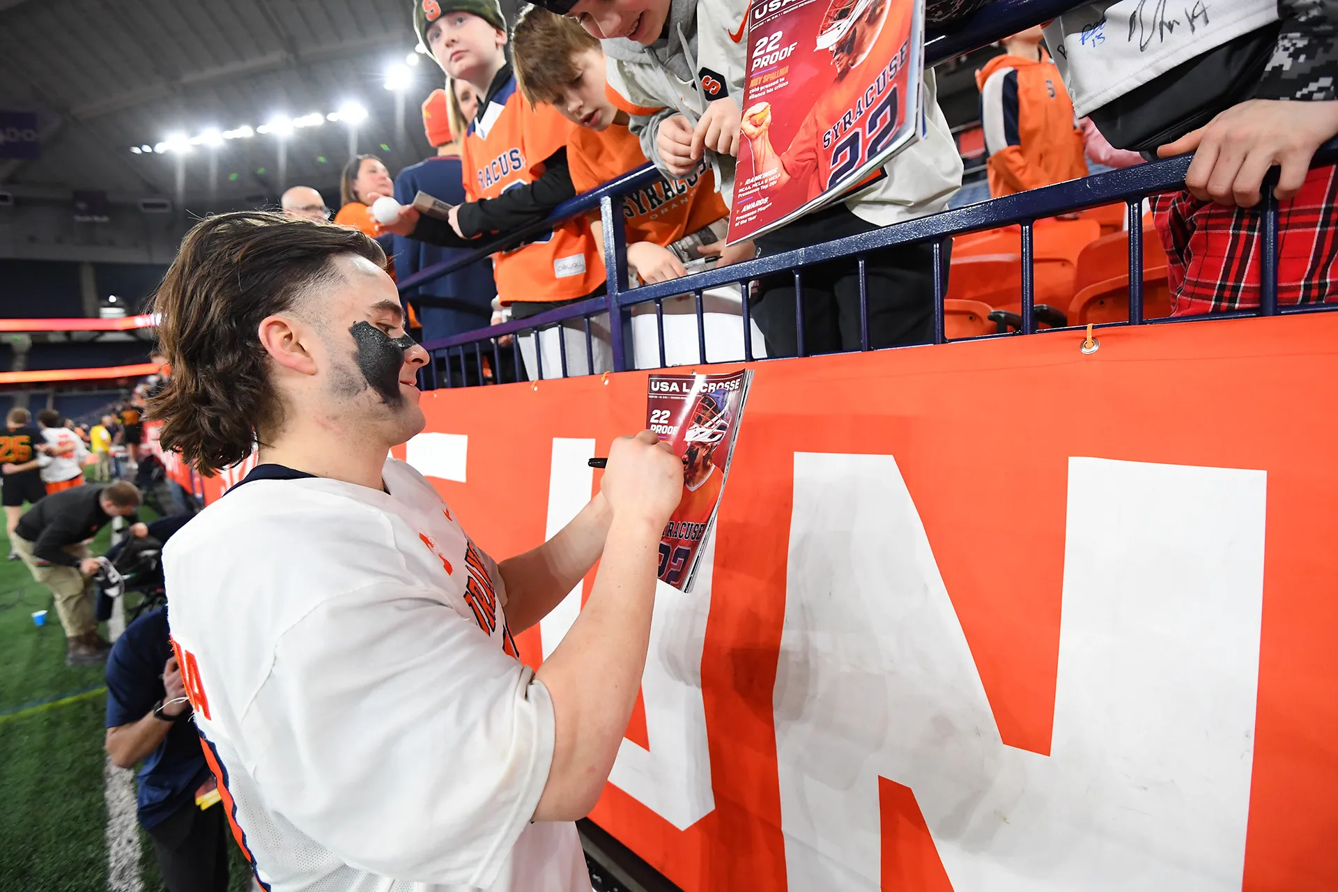 Joey Spallina signing autographis
