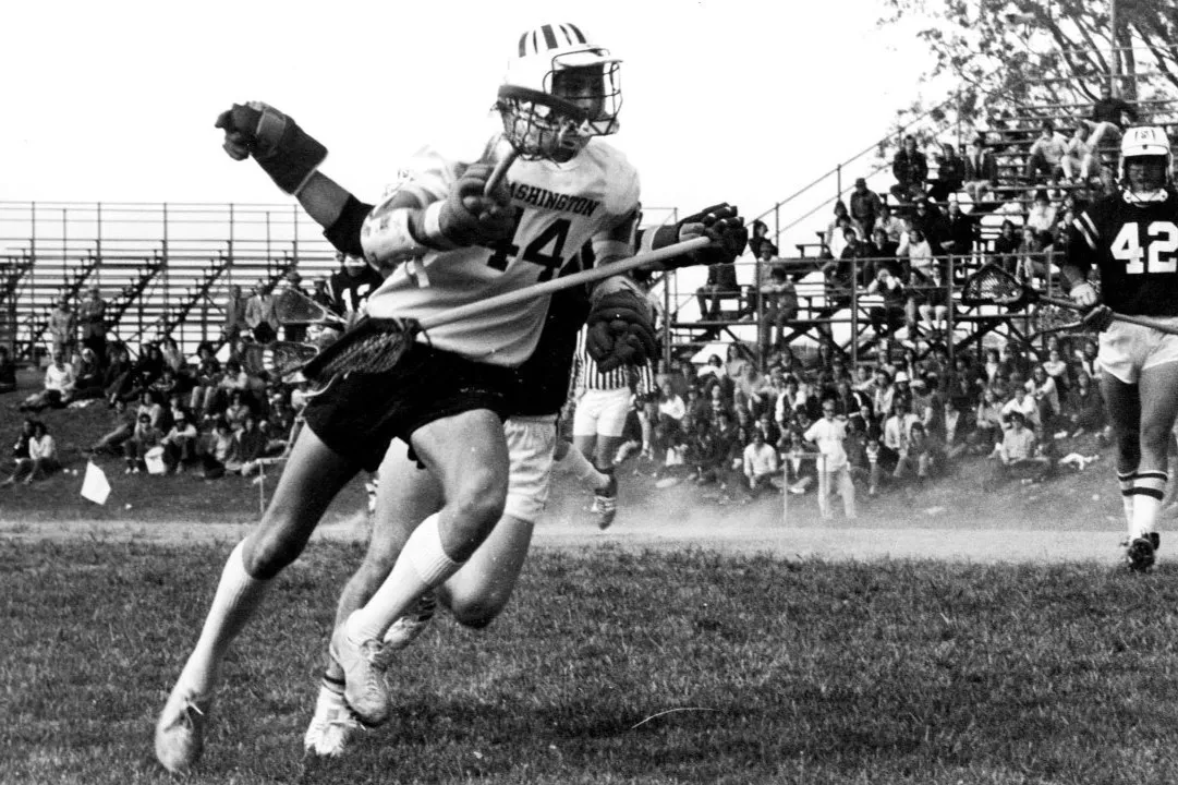 All-American John Cheek in action at Washington College.