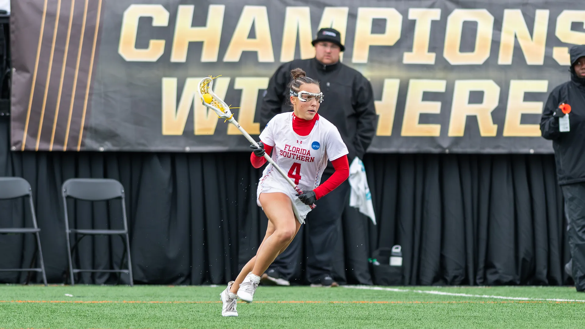 Kolby Cohen possesses the ball during the NCAA Division II championship game against Maryville