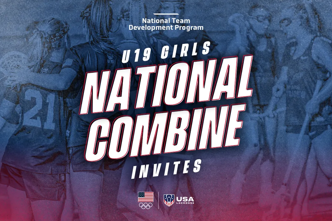 Graphic with U19 national combine invites headline
