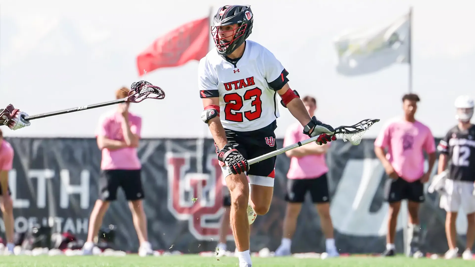 Utah midfielder Cade Faulkner in a game against Bellarmine in Salt Lake City.