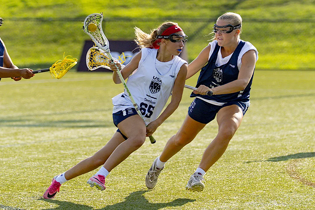 Texan Layla Napper competing at the U15 Girls Combine