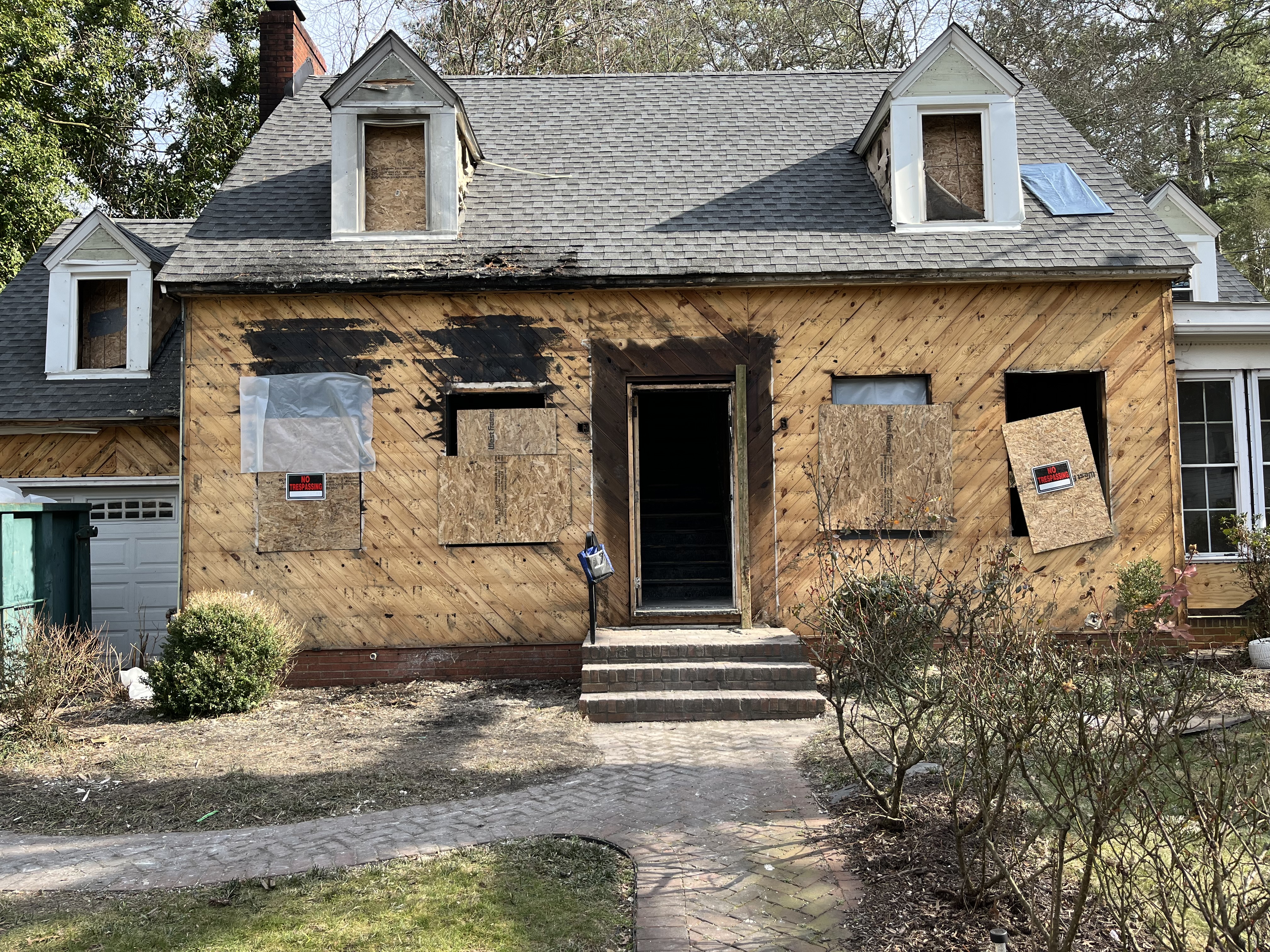 Rebuilding Jim Berkman's Salisbury home after a fire left it in ruin six months ago.