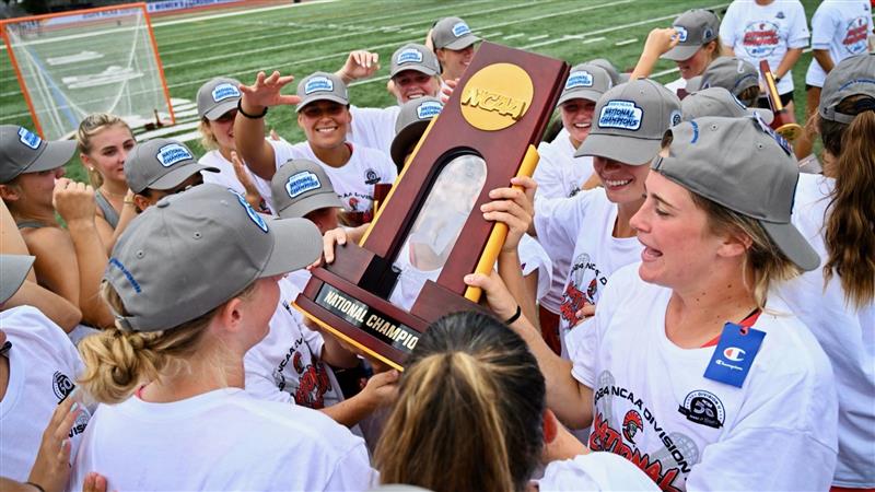Tampa with the 2024 NCAA trophy
