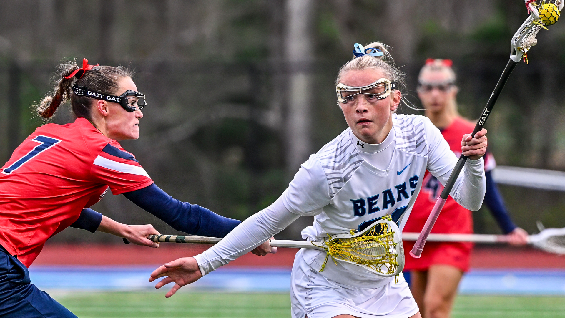 Jenna Lundstedt of Cambridge (Ga.) girls' lacrosse in their game against Milton (Ga.)