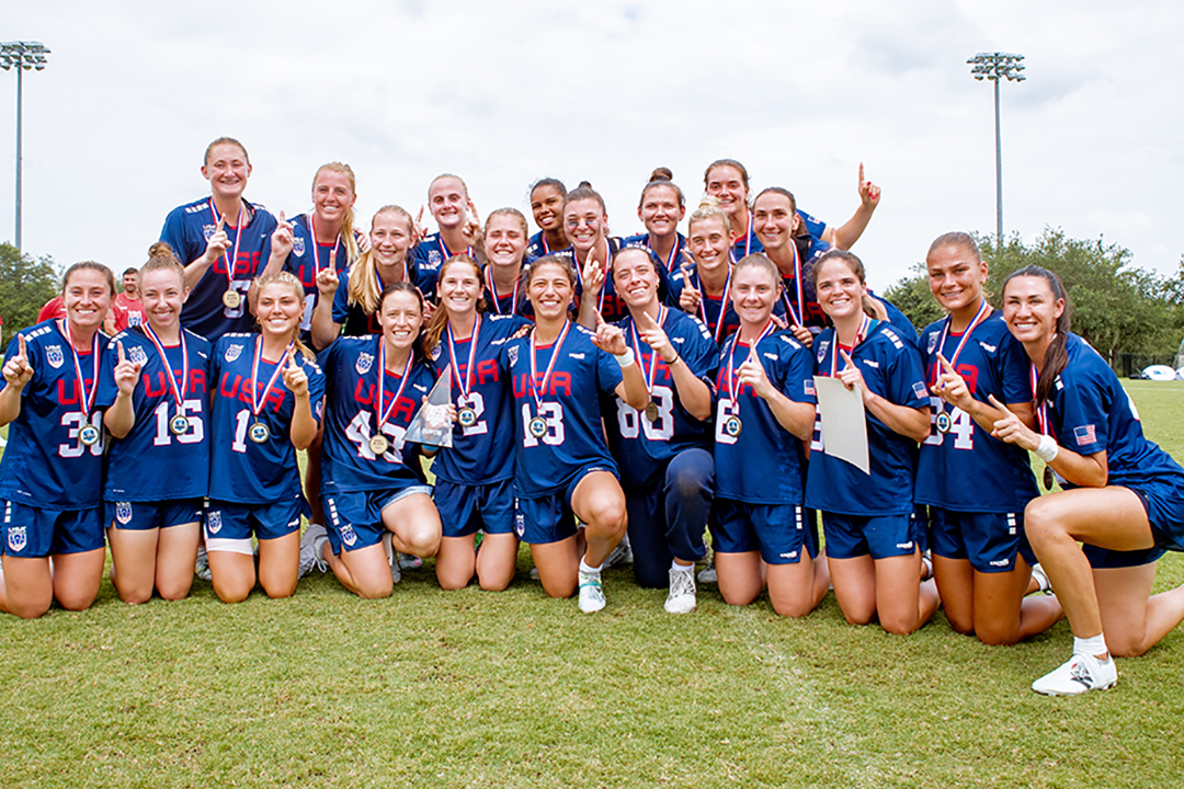 USA team photo after winning Pan-American Women's Lacrosse Championship