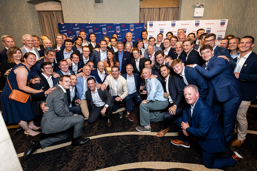 Group photo of Notre Dame's Kevin Corrigan supporters