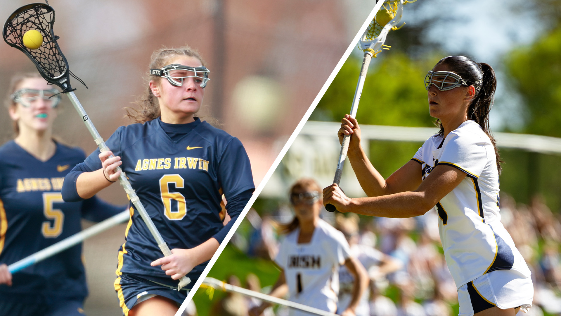 Kelsey Young (left) and Riley Davis (right), both prized Penn State recruits in the Class of 2027