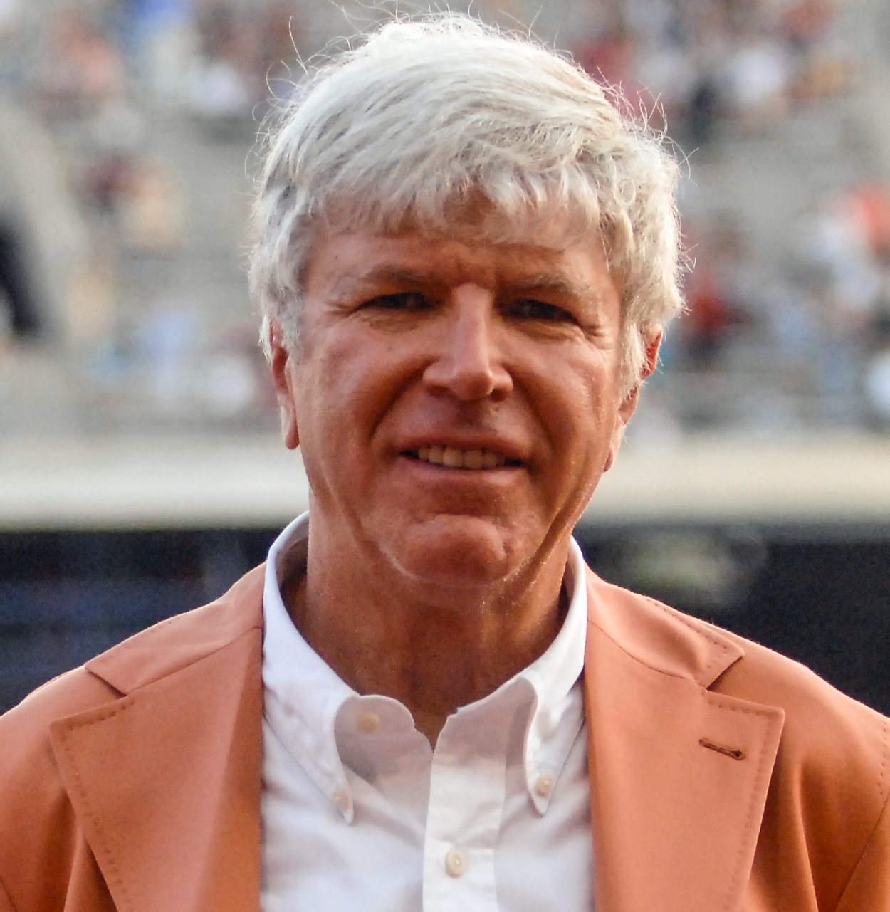 Renowned engineer and mathematician Larry Feldman at the 2007 NCAA women's lacrosse final four at Penn