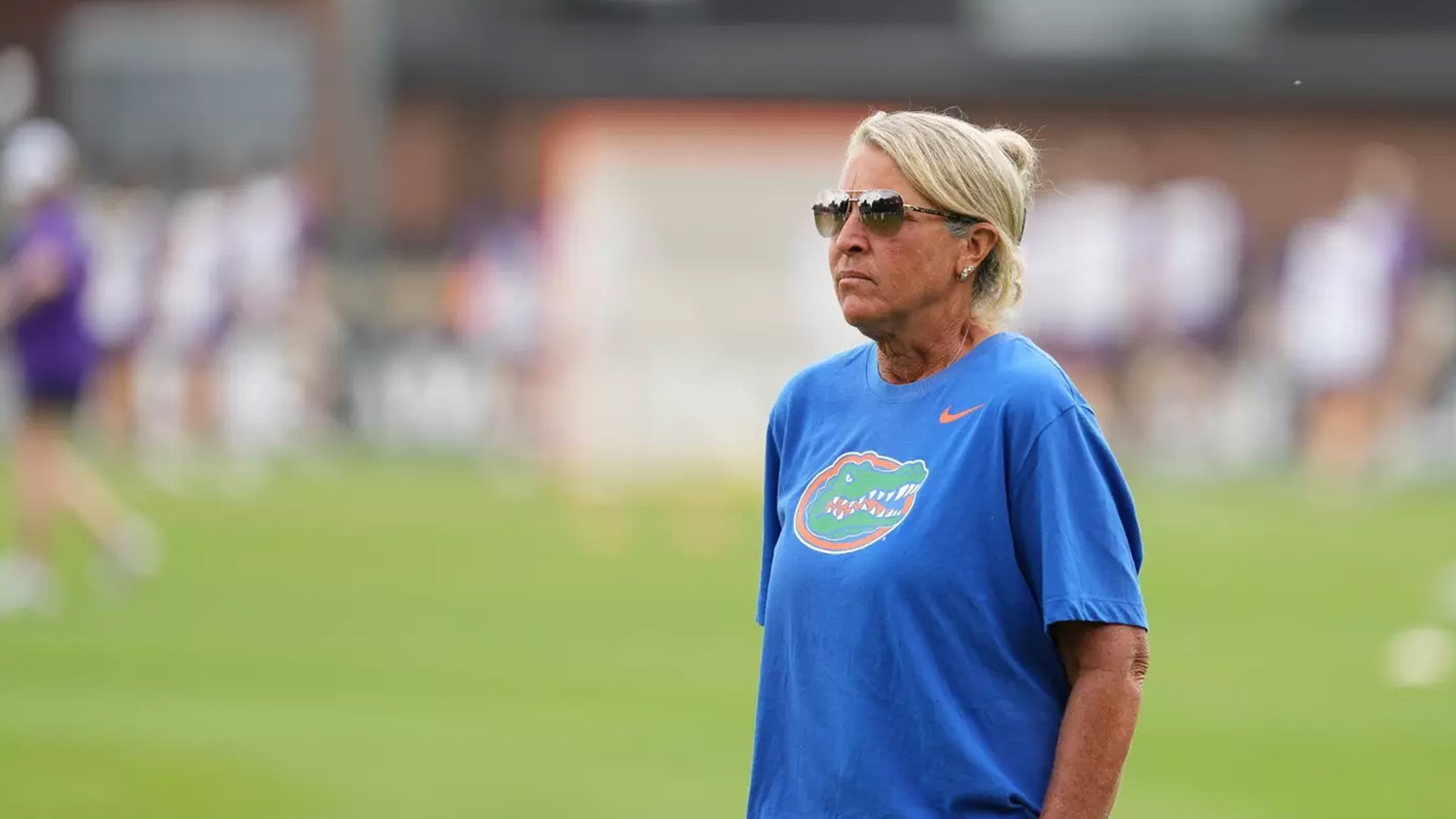 Florida head coach Amanda O'Leary