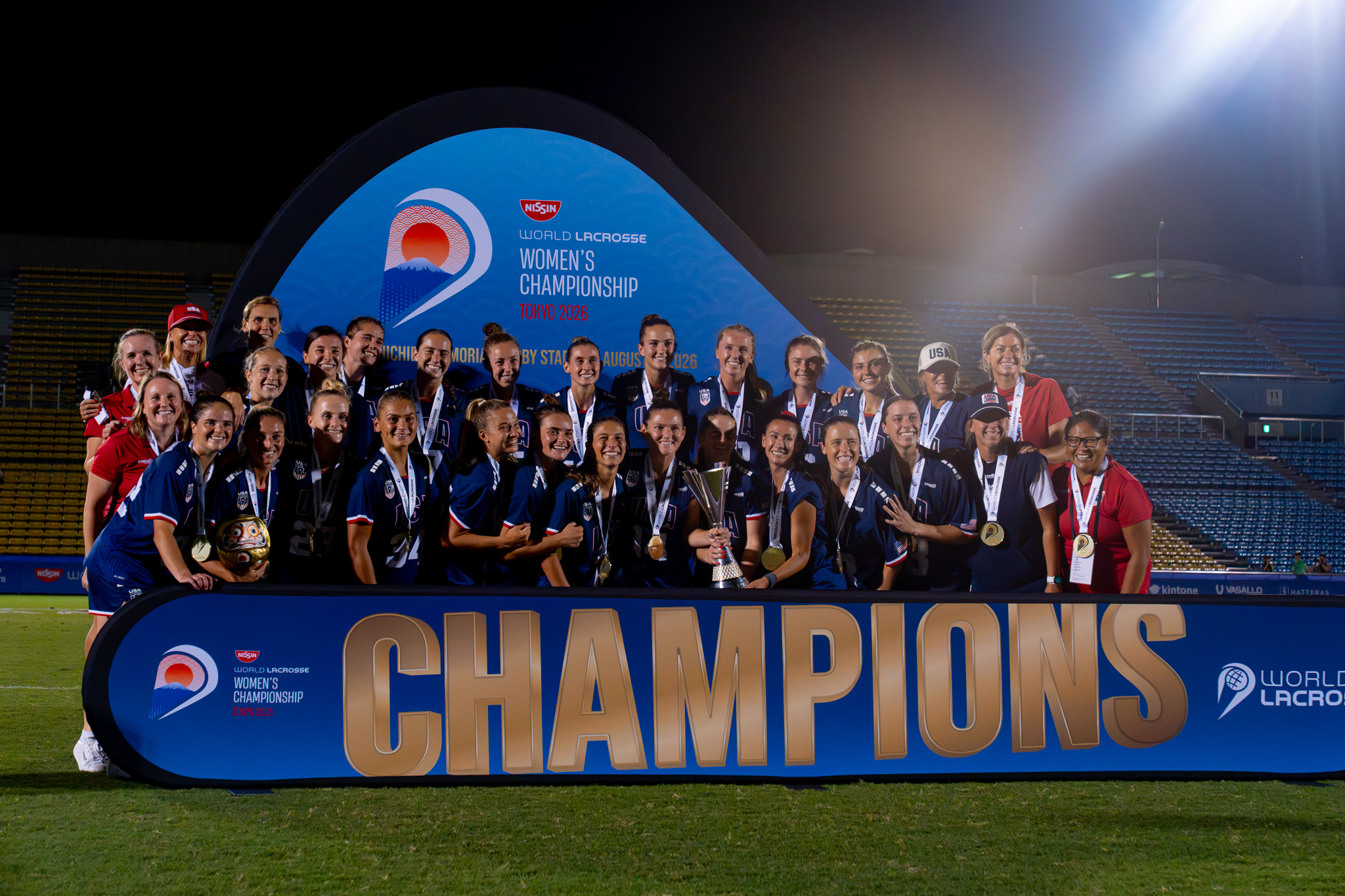 Team photo of 2026 U.S. women's world championship team