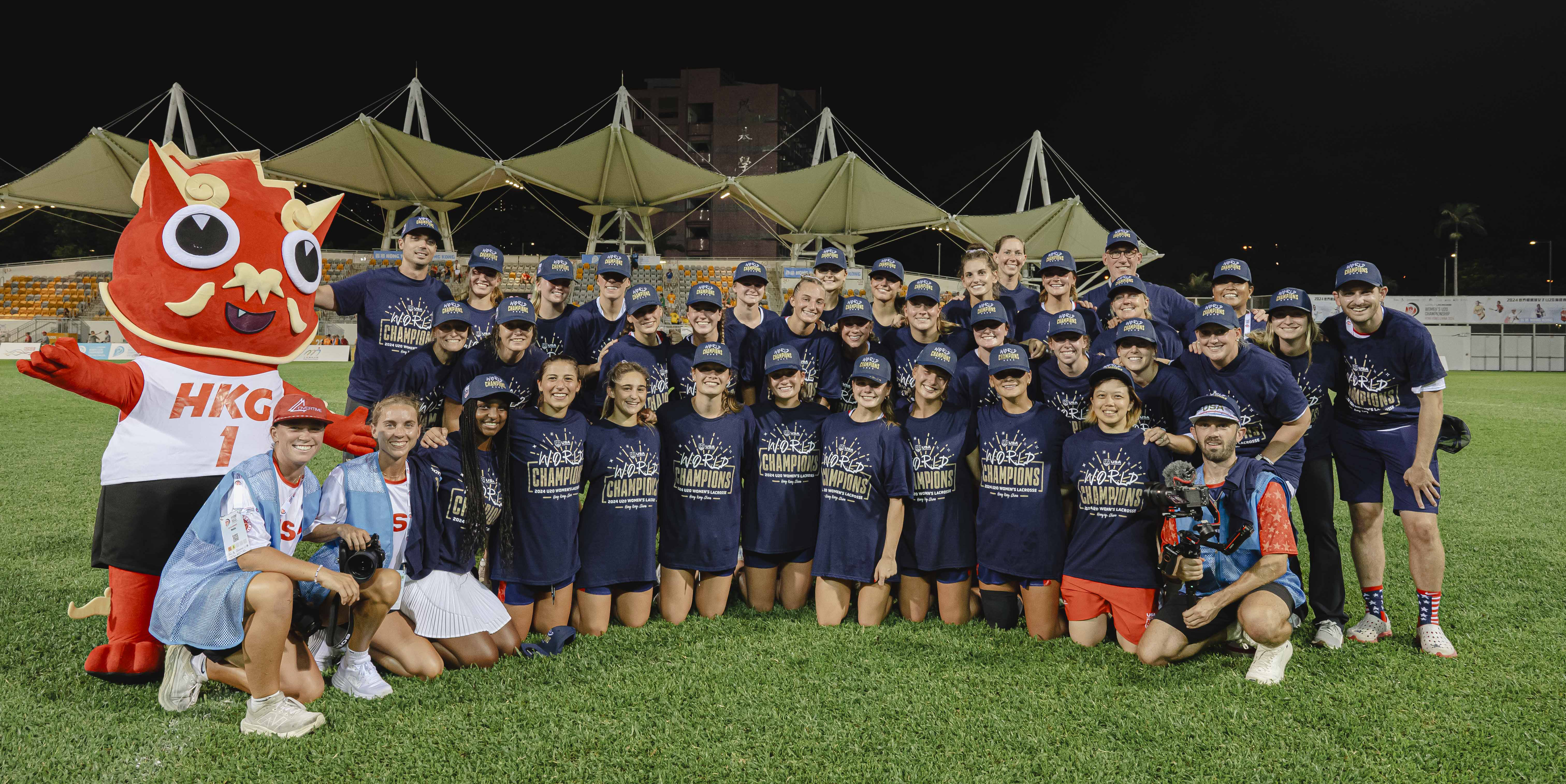 2024 usa women's u20 lacrosse team photo