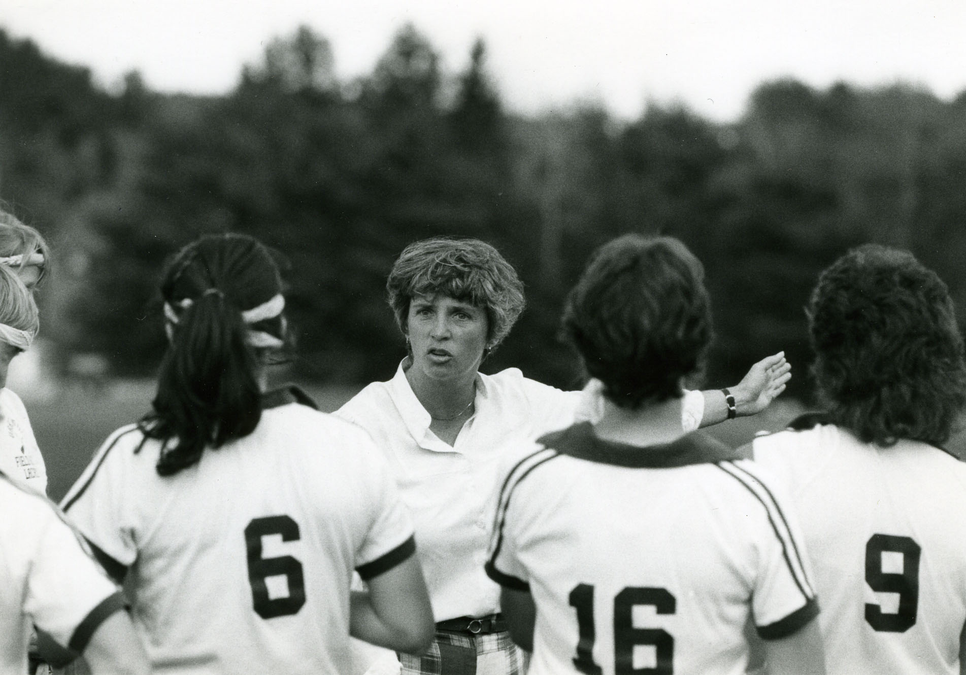 Josie Harper coaching at Dartmouth
