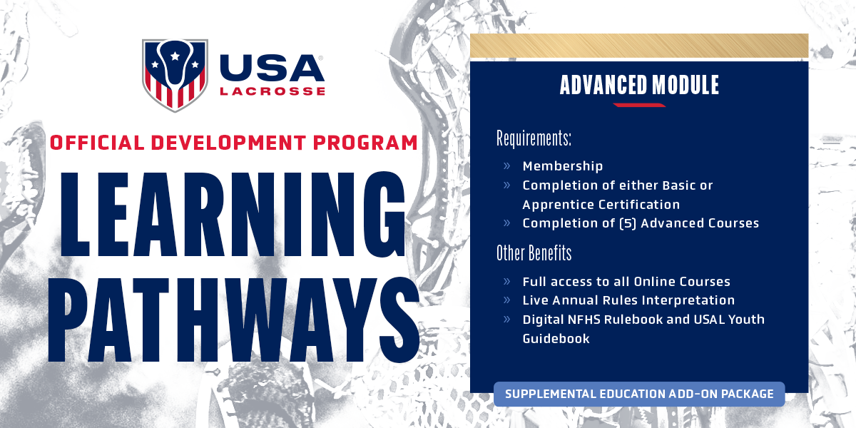 usa lacrosse advanced module graphic