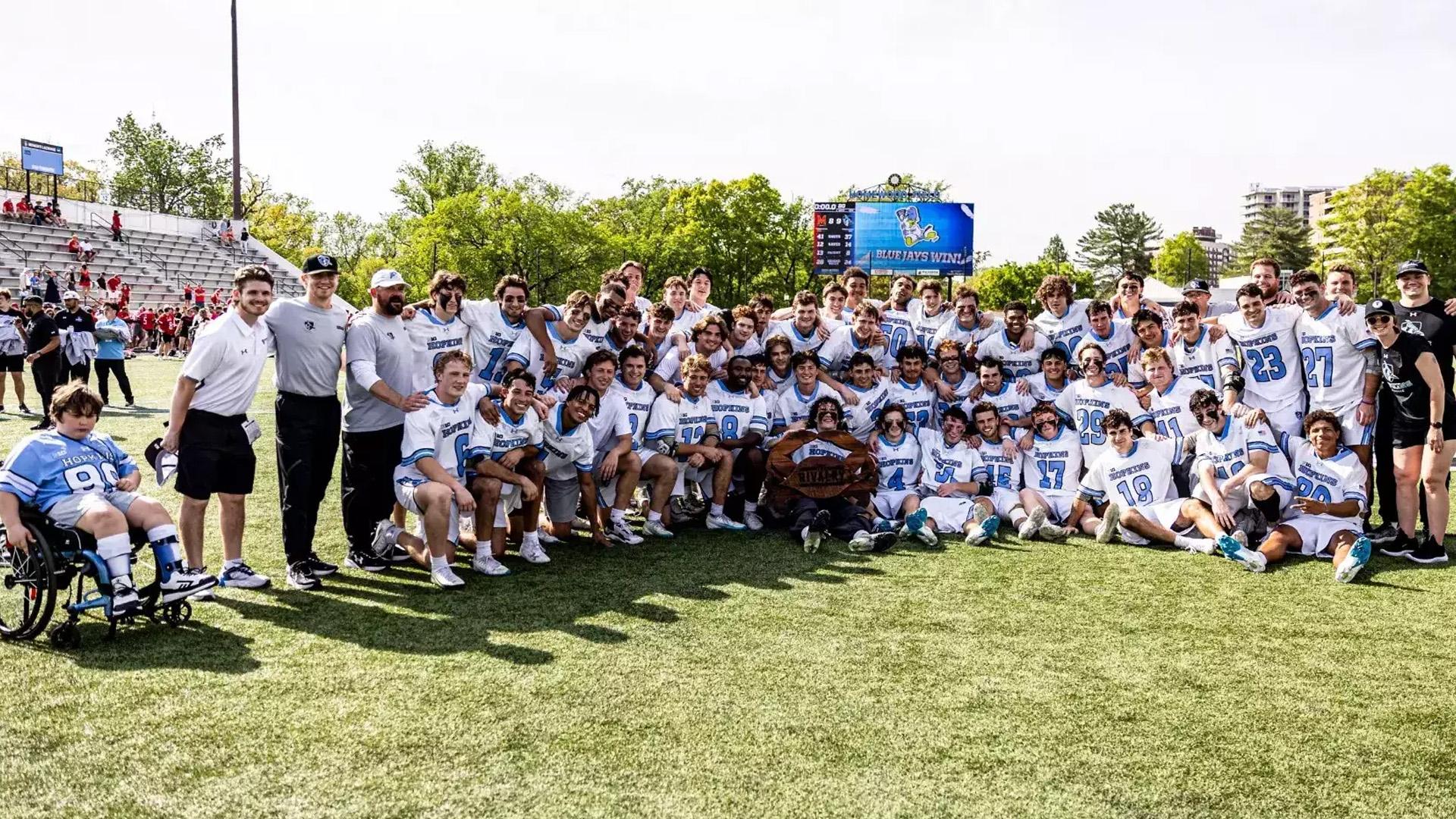 Collison, Gelinas Lift Johns Hopkins Over Maryland in Front of