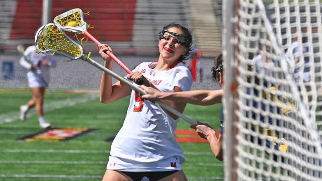 Libby May and Maryland celebrated 50 years of Terps women's lacrosse on Sunday.