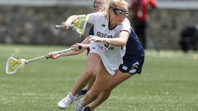 McKenna Davis' emergence was a pleasant surprise for Boston College, which advanced to its sixth straight NCAA final.