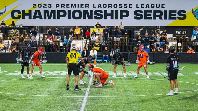 PLL Championship Series faceoff