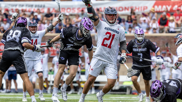 Dalton Young returns as a graduate student after producing 32 goals and 41 assists for Richmond in 2023.