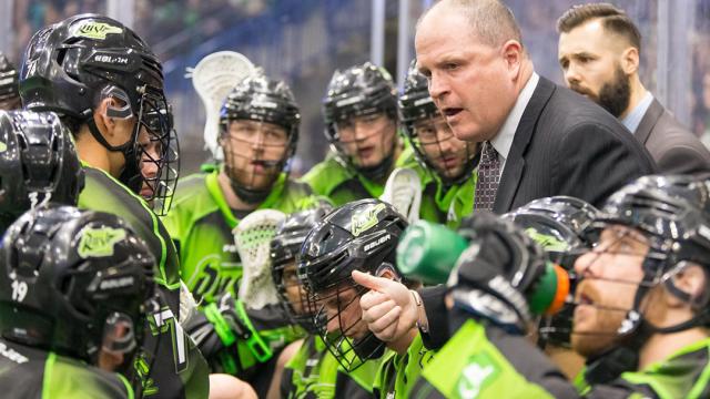 Rush co-head coach Derek Keenan.