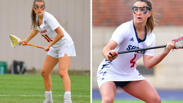 Olivia Dooley (left) and Arden Tierney (right) have both transferred to Notre Dame.