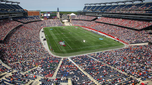 Gillette Stadium.