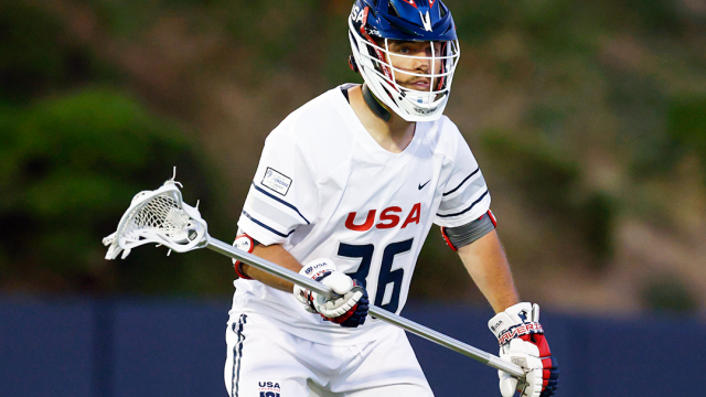 Jesse Bernhardt anchored a strong defensive effort with four caused turnovers and three ground balls.