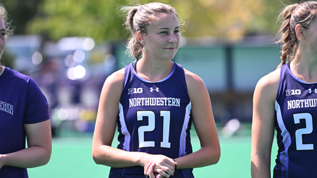 Lindsey Frank also played field hockey at Northwestern.
