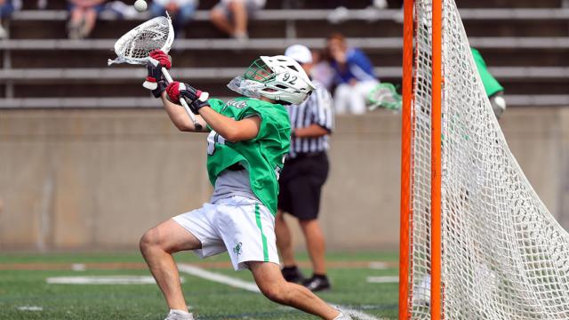Michael Ippoliti made 14 saves in the Long Island Class A championship game.