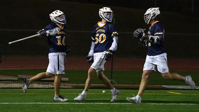 Drexel players celebrate