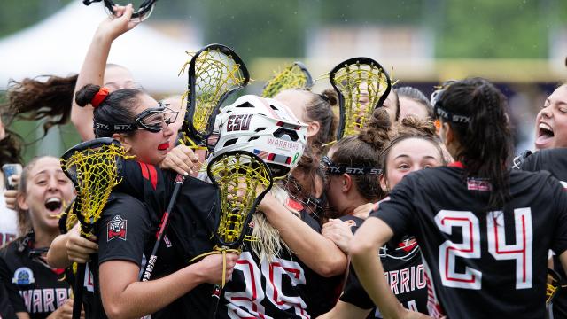 East Stroudsburg was one of four lower-seeded teams to beat top seeds on Saturday.