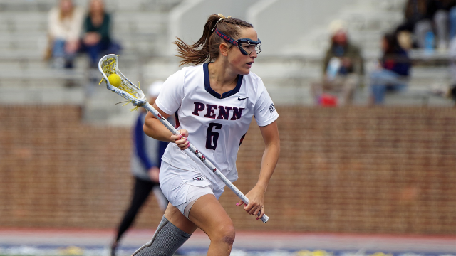 Izzy Rohr is a two-time Ivy League Defender of the Year for Penn.