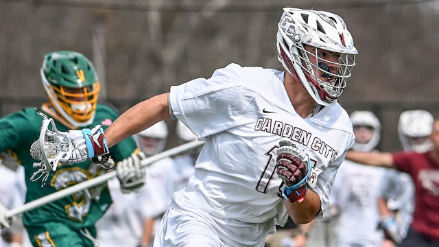 Garden City (N.Y.) vs. Ward Melville (N.Y.) in high school boys' lacrosse season opener for both teams.