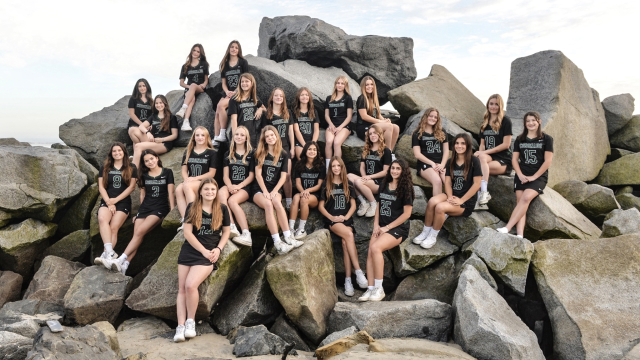 Coronado (Calif.) girls' lacrosse team photo